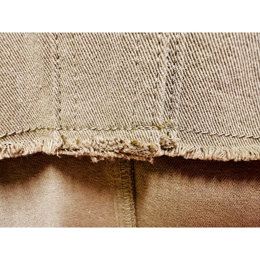 Davi & Dani Women’s Olive Green “Rock & Roll” Frayed Utility Jacket. Sz L  NEW - Picture 12 of 13